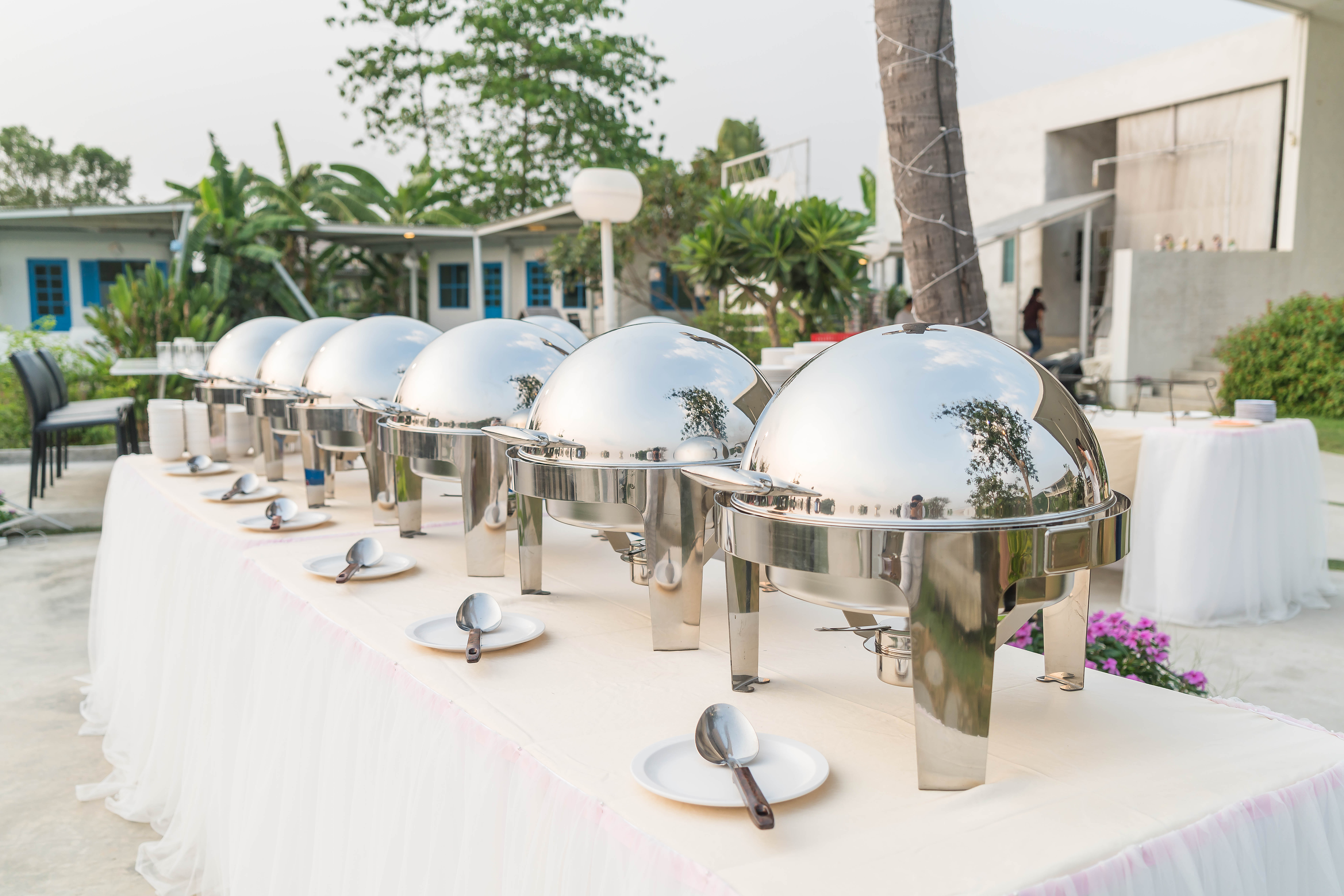 Montaje de catering premium en Valencia